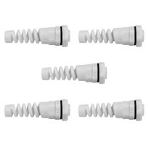 Kit Prensa Cabo Cinza Espiral PG11-E Kit Prensa Cabo Cinza Espiral PG11-E