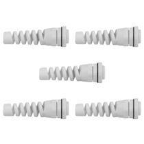 Kit Prensa Cabo Cinza Espiral PG16-E Kit Prensa Cabo Cinza Espiral PG16-E