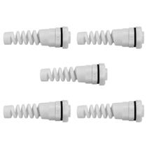 Kit Prensa Cabo Cinza Espiral PG7-E