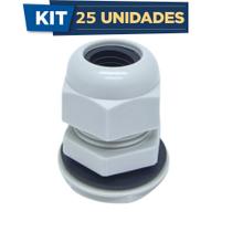 Kit Prensa cabo de Nylon 3/4 ROSCA BSP CZ IP68 - 25 Unidades Kit Prensa cabo de Nylon 3/4 ROSCA BSP CZ IP68 - 25 Unidades