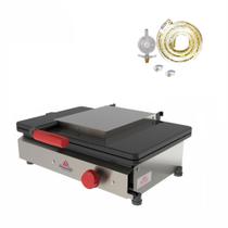 Kit - Prensa Sanduicheira Lanche Grill a Gás Pr-500g + Kit Gás - Progás Kit - Prensa Sanduicheira Lanche Grill a Gás Pr-500g + Kit Gás - Progás