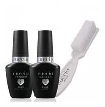 Kit - Prep + Fuse Passo 1 e 2 Cuccio 13ml + Escovinha Cuccio