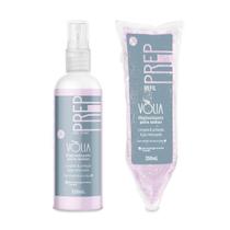 Kit Prep Spray Higienizante Proteção Unhas Vlia + Refil