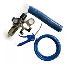 Kit Preparação De Ar Com Filtro Regulador De Ar 1/4