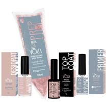 Kit Preparação Unha Em Gel Higienizante 350Ml Sache Volia