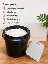 Kit Preparar Gesso Pó -1kgGesso,1 Espátula,1 Balde Kit Preparar Gesso Pó -1kgGesso,1 Espátula,1 Balde