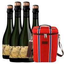 Kit Presente - 4 Espumantes Brut + Bolsa Térmica 12L