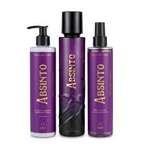 Kit Presente Absinto Feminino Completo Com 3 Itens Originais Kit Presente Absinto Feminino Completo Com 3 Itens Originais