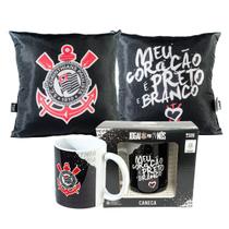 Kit Presente Almofada e Caneca Corinthians Oficial - Sude