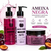 Kit Presente Ameixa Negra Rhenuks Corpo E Rosto Sabonete Liquido 200ml Hidratante De Pele 200ml Creme Esfoliante 300g Combo De Banho Kit Presente Ameixa Negra Rhenuks Corpo E Rosto Sabonete Liquido 200ml Hidratante De Pele 200ml Creme Esfoliante 300g Combo De Banho
