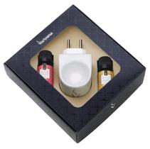 Kit Presente Aromatizador Elétrico Original - Flor de Cerejeira e Vanilla - VIA AROMA Kit Presente Aromatizador Elétrico Original - Flor de Cerejeira e Vanilla - VIA AROMA