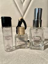 Kit Presente Aromatizador P/ Carro Pingente Spray Refil Perfume Vanilla Plus Kit Presente Aromatizador P/ Carro Pingente Spray Refil Perfume Vanilla Plus