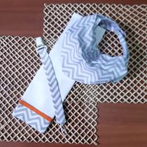 Kit presente Babador Bandana chevron 3 peças