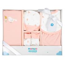 Kit Presente Bebê Menina 5 Peças 00-06 Meses Pimpolho 9498
