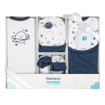 Kit Presente Bebê Menino 5 Peças 00-06 Meses Pimpolho 9499