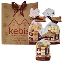 Kit presente Biscoito caseiro Casadinho, Beijnho, Chocolate
