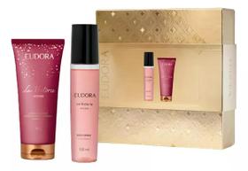 Kit Presente Body Spray La Victorie Intense + Creme Corporal 200g Eudora Perfumado Mulher Feminino