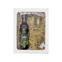 Kit Presente Cachaça Indiazinha 250ml + 2 Copos Shot