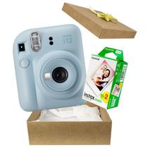 Kit Presente Câmera Instantânea Instax Mini 12 Com 20 Fotos Azul Kit Presente Câmera Instantânea Instax Mini 12 Com 20 Fotos Azul