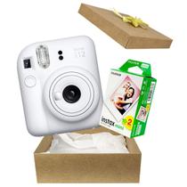 Kit Presente Câmera Instantânea Instax Mini 12 Com 20 Fotos Branca Kit Presente Câmera Instantânea Instax Mini 12 Com 20 Fotos Branca