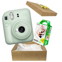 Kit Presente Câmera Instantânea Instax Mini 12 Com 20 Fotos Verde