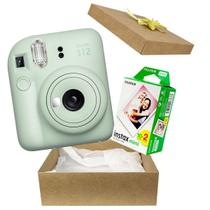 Kit Presente Câmera Instantânea Instax Mini 12 Com 20 Fotos Verde