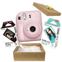 Kit Presente Câmera Instax Mini 12 Com Filme Preto + Filme Sky blue Rosa Kit Presente Câmera Instax Mini 12 Com Filme Preto + Filme Sky blue Rosa