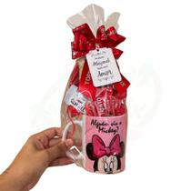 Kit Presente Cesta Com Bombom e Caneca Decorativa - Top Mix