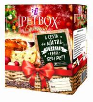 Kit Presente Cesta de Natal Gourmet Para Cachorro Doogs Box Petisco Cães