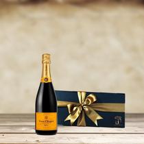 Kit presente champagne francês corporativo presente luxo