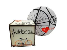 Kit Presente Ciclista Mouse Pad +Caixa Presente Mdf Art Bike Homologação: 153032012961 - Reidopendrive