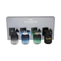 Kit Presente Coach New York Masculino com 4 Peças Mini EDT EDP Kit Presente Coach New York Masculino com 4 Peças Mini EDT EDP