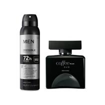 Kit Presente Coffee Man Duo Colônia 100ml + Antitranspirante Aerosol Men Invisible 90g - oboticario