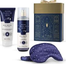 Kit Presente Cuide-se Bem Boa Noite (3 itens) Oboticário Body Splash 100ml Hidratante 200ml Máscara