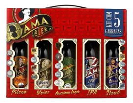 Kit Presente Dama Bier Degustação Longneck 5 Cervejas