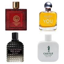 Kit Presente de Perfumes Masculinos AFLUXE 4x100ml Eau de Parfum Kit Presente de Perfumes Masculinos AFLUXE 4x100ml Eau de Parfum