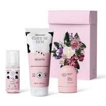 Kit Presente Dia das Mães Cuidese Bem Deleite 3 itens Kit Presente Dia das Mães Cuidese Bem Deleite 3 itens