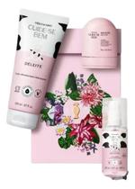 Kit Presente Dia das Mães Cuidese Bem Deleite 3 itens Kit Presente Dia das Mães Cuidese Bem Deleite 3 itens