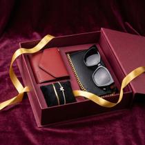 Kit Presente Dia Dos Namorados Feminino Amoratti Óculos Sol Carteira Pulseira Borboleta -