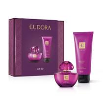 Kit Presente Dia dos Namorados Perfume e Hidratante Corporal Roxo Miniatura Eudora