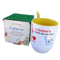 Kit Presente Especial Dia dos Professores e caneca com colher