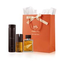 Kit Presente Essencial Masculino Natal25 ( 3 Itens) Natura