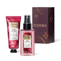Kit Presente Eudora Instance Rosa Absoluta Spray Perfumado 75ml Creme Mãos 30g Lacrado Edição Limitada