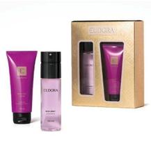 Kit Presente Eudora Roxo Body Spray e hidratante