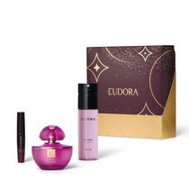 Kit Presente Eudora Roxo Lovers 3 Itens Kit Presente Eudora Roxo Lovers 3 Itens