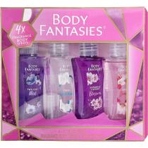 Kit Presente Feminino Body Fantasies Variety De 4 Peças Todos São Spray Corporal 50 Ml Kit Presente Feminino Body Fantasies Variety De 4 Peças Todos São Spray Corporal 50 Ml
