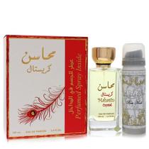 Kit Presente Feminino Lattafa Mahasin Crystal EDP With 50 Ml Desodorante Em 100 Kit Presente Feminino Lattafa Mahasin Crystal EDP With 50 Ml Desodorante Em 100