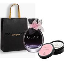 Kit Presente Glam Mahogany 2 Produtos + Sacola - Perfume e hidratação