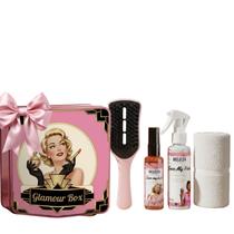 Kit presente Glamour Box Cabelo de Diva Beleza Express rosa Kit presente Glamour Box Cabelo de Diva Beleza Express rosa