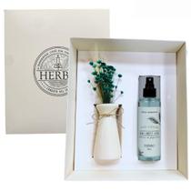 Kit Presente Home Sweet Home Spray Cha Verde Herbo 200ml